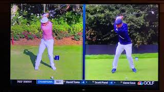 Bryson DeChambeau swing comparison