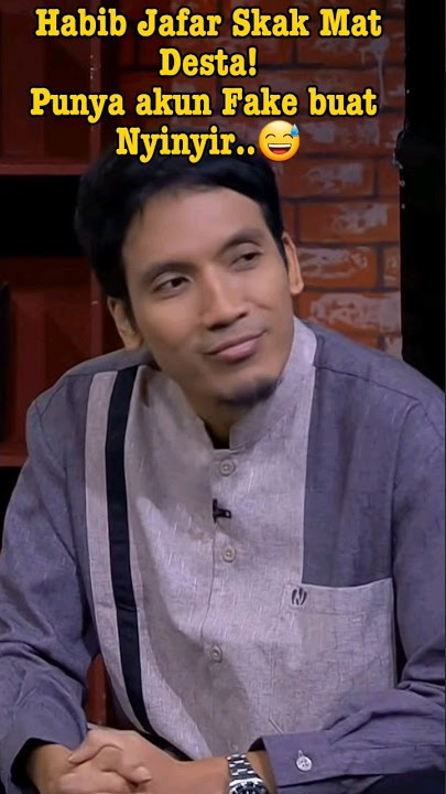 Itu dosa Desta !! Habib Jafar skak mat Desta yang suka bales nyinyiran netijin pake akun anonim! 🤣
