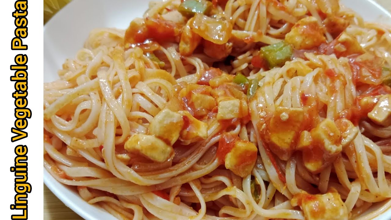 Linguine Vegetable Pasta, Pasta Recipe, Vegetable Pasta Recipe by Food