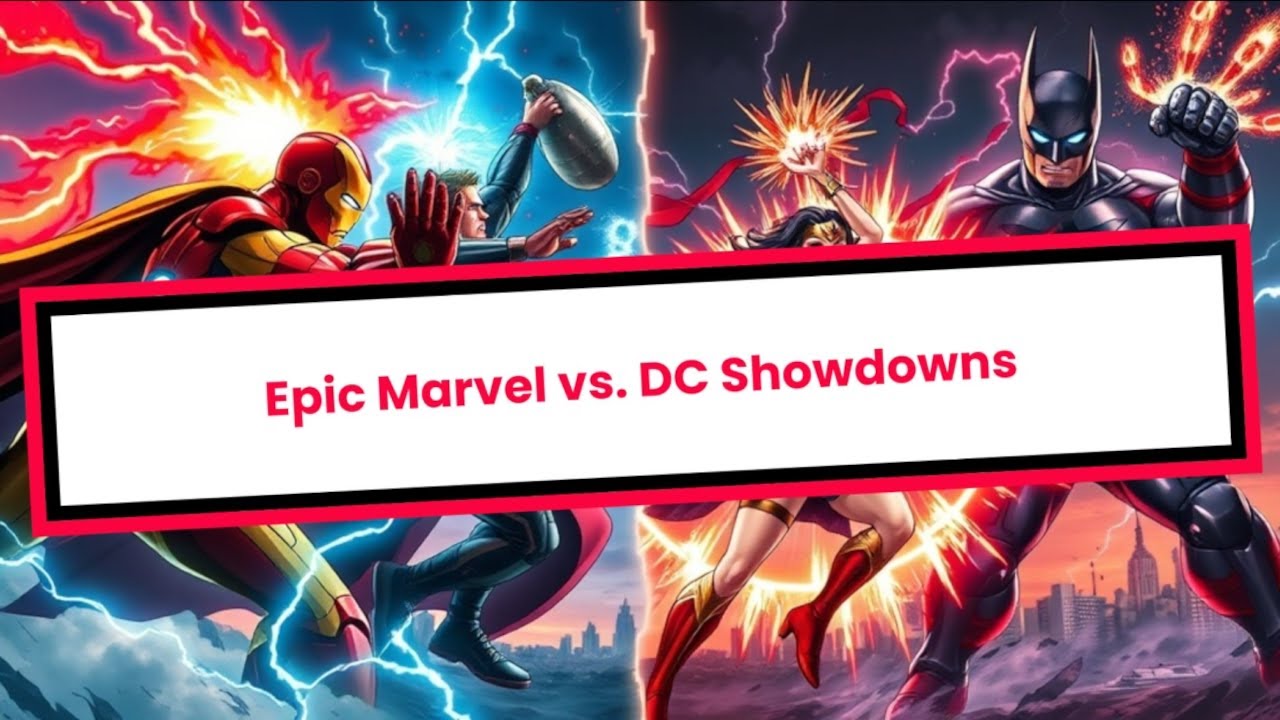 Epic Marvel vs DC Showdowns - YouTube