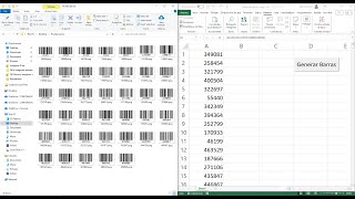 Generar Códigos de Barras Masivamente a imagenes PNG