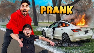 Breaking Amit's New Car Prank: Car broken in fun, Extreme Prank Gone Wrong