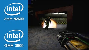 Unreal Tournament Gameplay Intel Atom N2600 + Intel GMA 3600