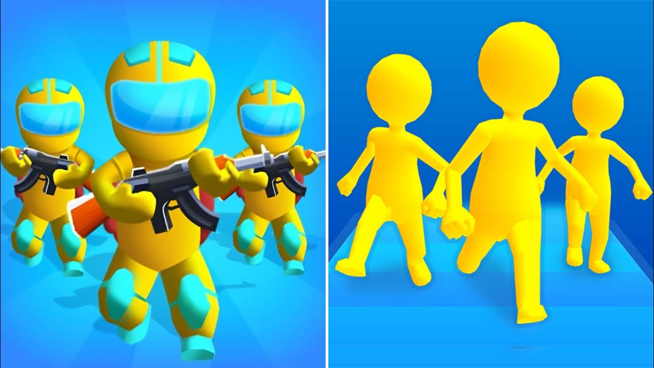Gun Clash 3D Vs Join Clash 3D🌈🔵🌈Big Walkthrough Max Update Levels Gameplay EmRTq