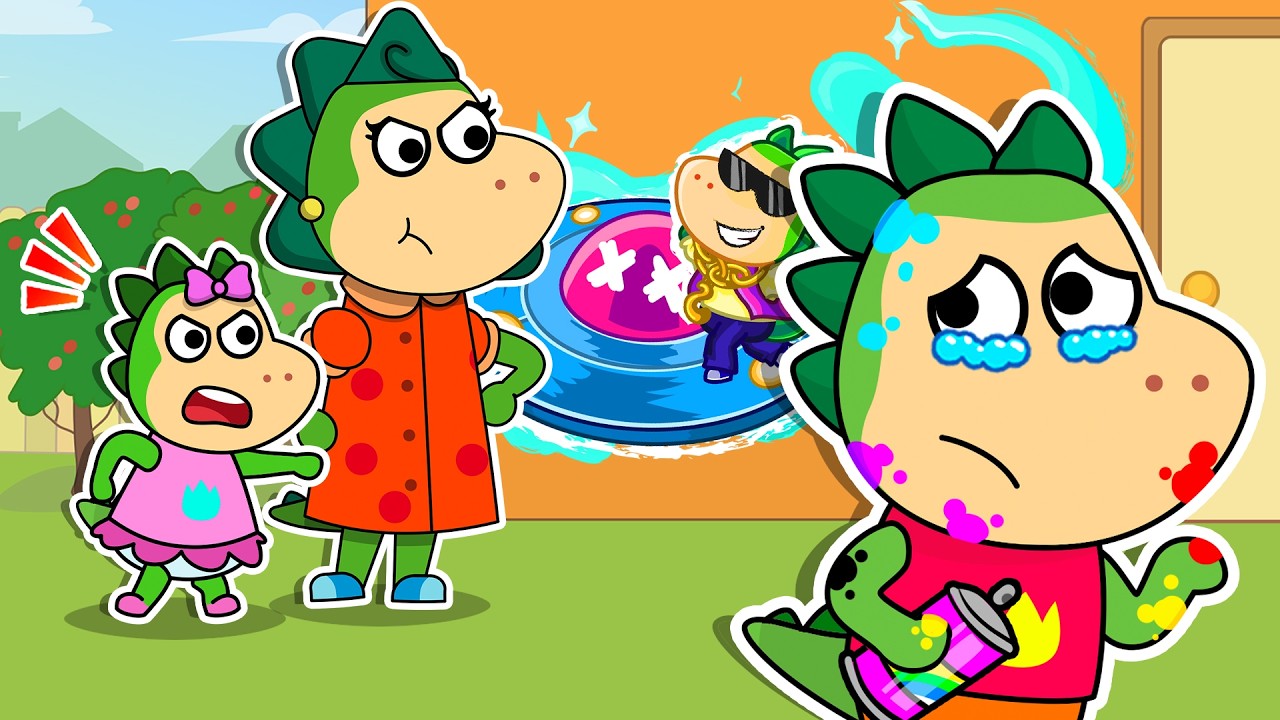 🧩🏠 Who Drew on Spike’s House? 😄 Mystery Adventure ✨ Fire Spike Kids Stories