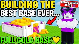 I Built the BEST Base Ever Before the Next Admin Abuse in Roblox Build to Defend Loot