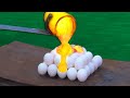 Experiment lava vs eggs