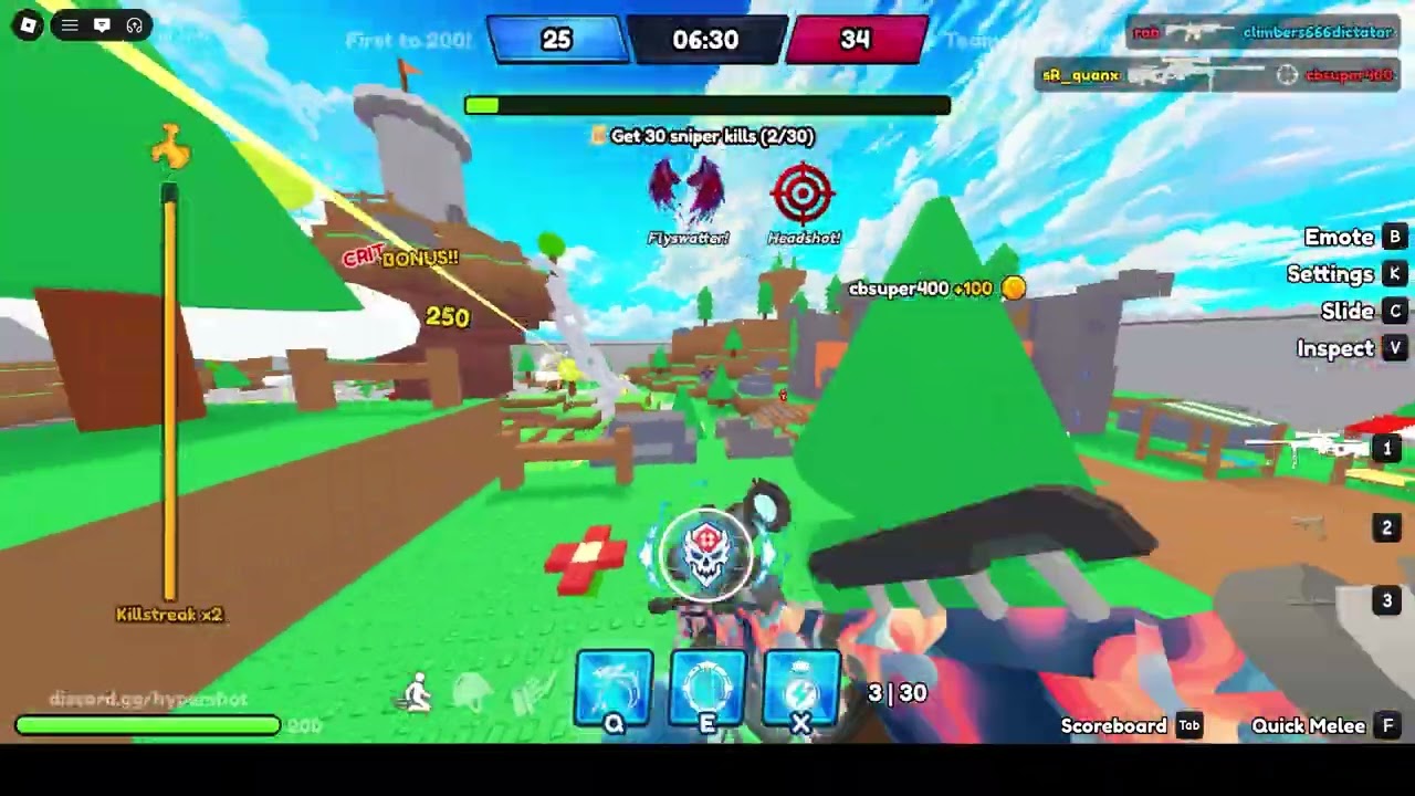 ROBLOX HYPERSHOT SNIPER KILL MONTAGE 3