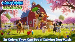 24 Hours Dog Cartoon 🐶🌽 in Colors Dogs Can See | Relaxing Videos for Dogs to Watch When Home Alone screenshot 5