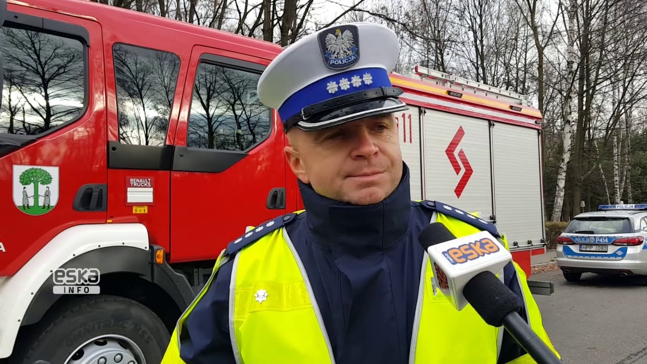 Akcja Policji i Straży Pożarnej w Jaworznie [WIDEO: K.ZIÓŁKOWSKA-DĄBEK]