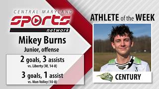 CMSportsNet Athlete of the Week: Century's Mikey Burns