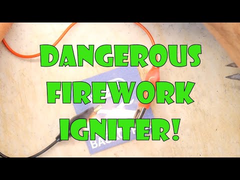 How to make an electric firework and pyrotechnic Igniter