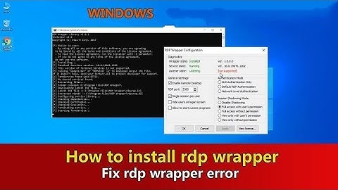 RDP Wrapper Installation in Windows 11 | Fixing Issue in 21H2 RDP Wrapper