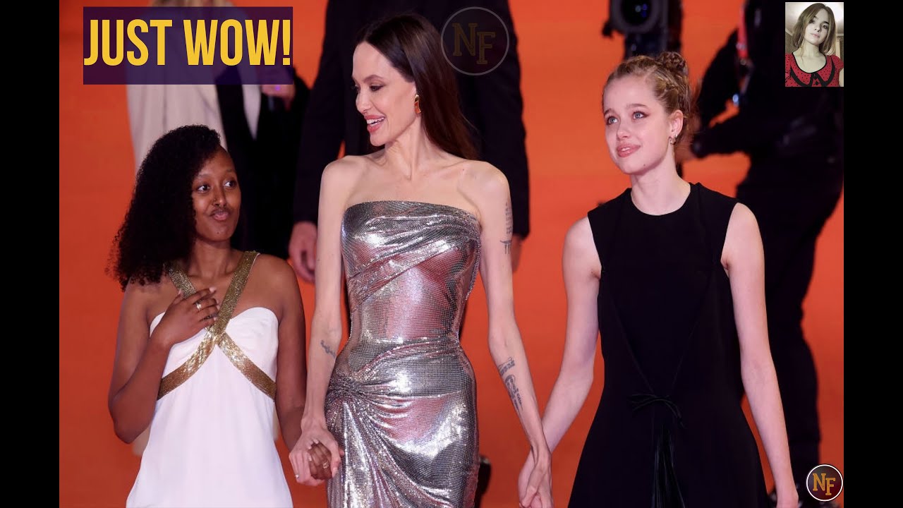 Perfection! Zee Looks Like Cleopatra, Shiloh is Gorgeous, Angelina is Flawless at Rome Film Festival