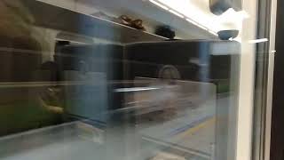 324次新自強號岡山站開車 廣播下一站停靠台南站 通過（路竹站-大湖站-中洲站-仁德站-保安站）抵達終點站台南站