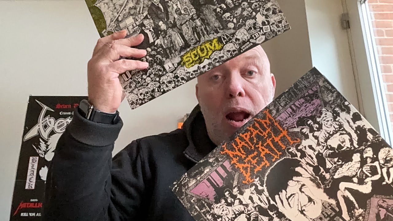 Reviews of the two first albums by Napalm Death and some thoughts on grindcore 