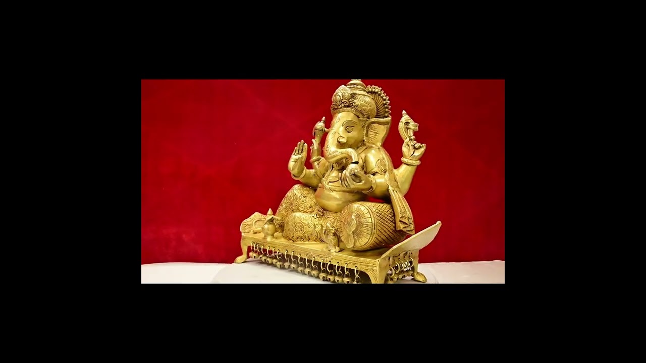 Buy Brass Ganesha Statue Online | Handcrafted Ganesha Idol for Home & Pooja
