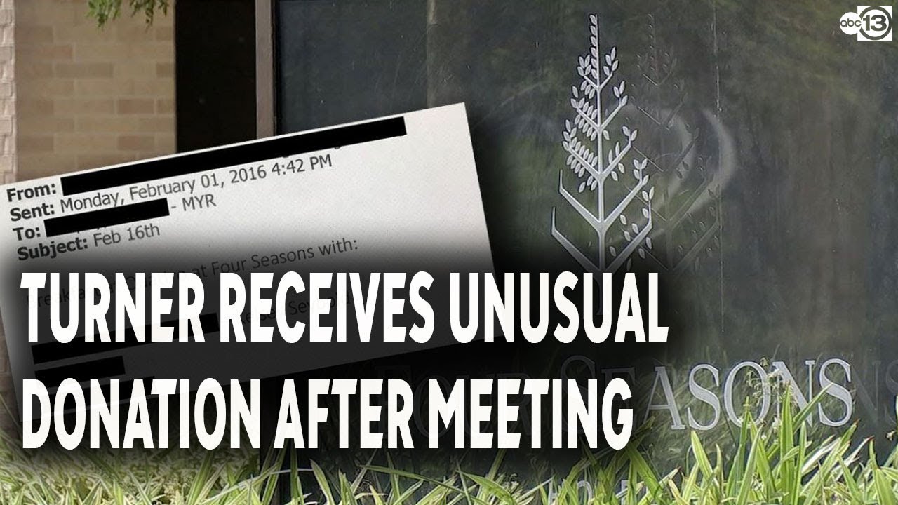 Investigation of Mayor Turner and unusual donations