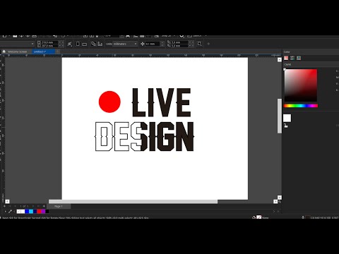 #CorelDRAW : Desain Overlay Streaming