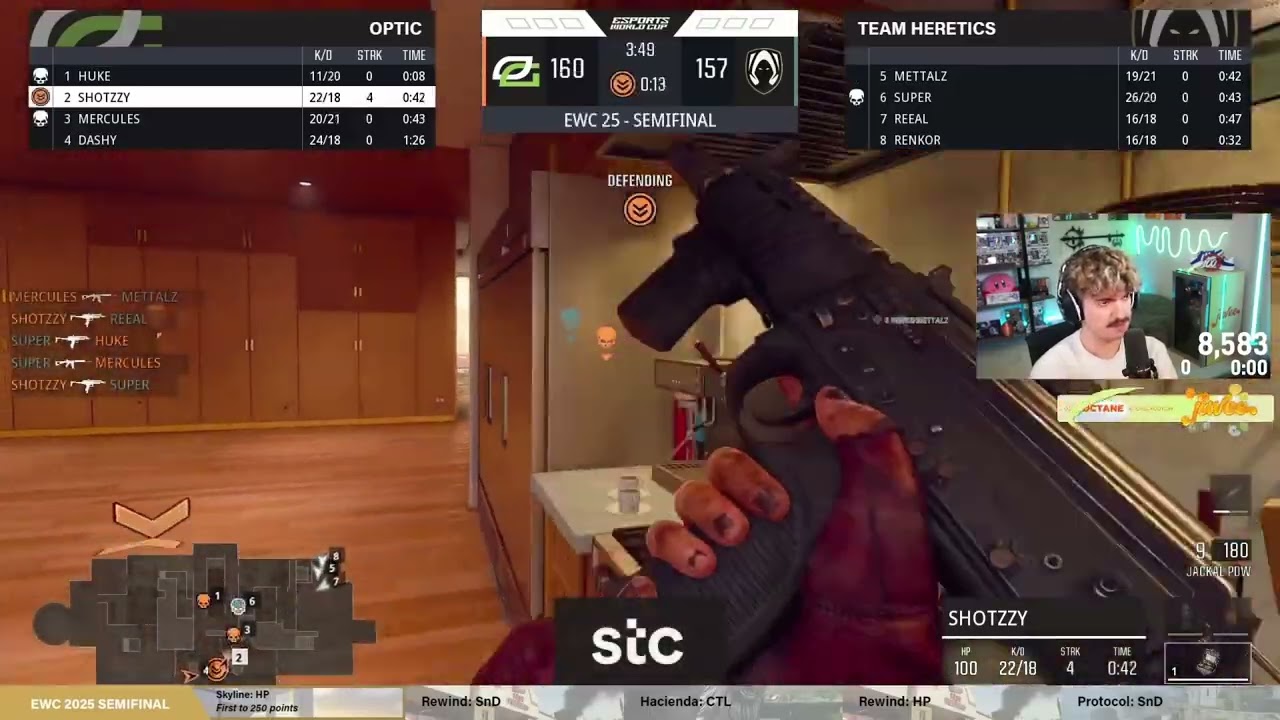 OpTic vs Heretics Insane HP Finish! (Best Map of The Year?)