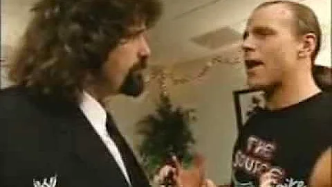 Shawn Michaels and Mick Foley segment RAW 2003