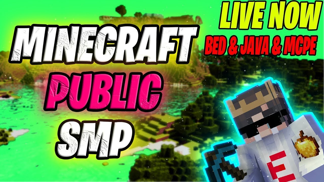 24/7 MINECRAFT LIVE | Join Public SMP For JAVA POCKET EDITION # ...