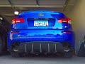 Lexus ISF cold start with PPE equal length headers and Greddy Titanium Exhaust