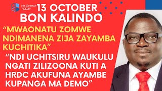 BON KALINDO LERO PA 13 OCTOBER WAPSYA MTIMA NDI IZI NDIPO WAULURA ZINTHU ZODABWISA KWAMBIRI 