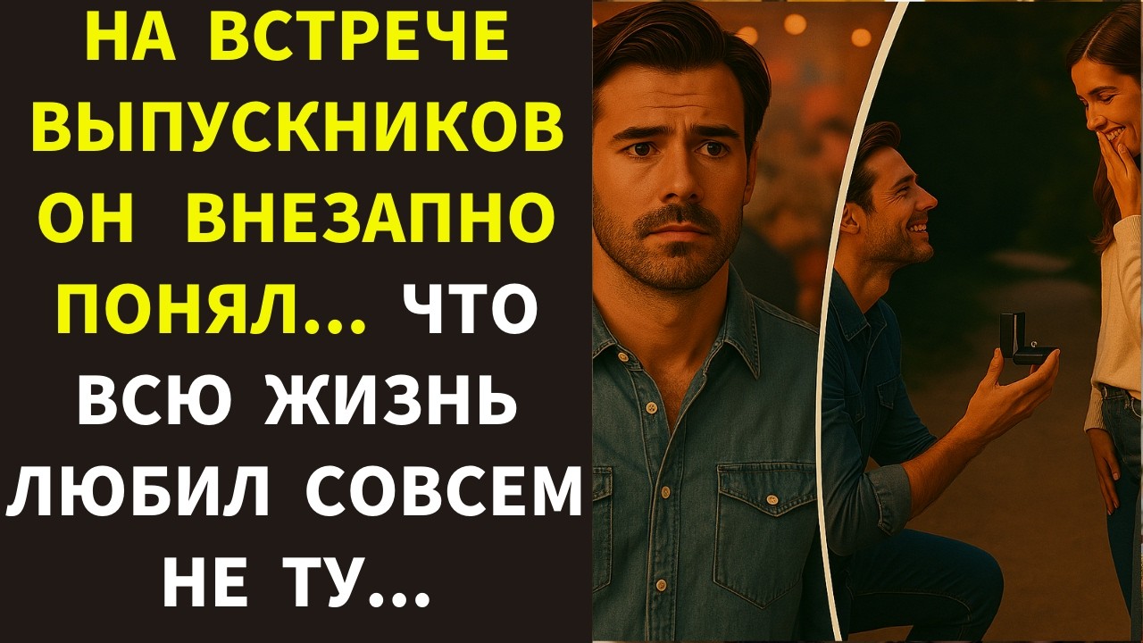 На встрече выпускников он внезапно понял, что всю жизнь любил совсем не ту...
