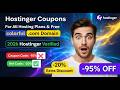 Hostinger Coupon 2026: 90% Discount + 3 Months FREE! 🎁