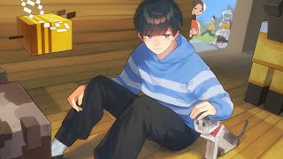 とびユニ鯖でマイクラ with kakiゲーム、テラゾー、紅月サクヤ（増えるかも？）【#とびユニ #マインクラフト #Minecraft #マイクラ】影。/かげまる視点