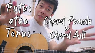 Judika - Putus Atau Terus | NY Tutorial Gitar Chord Pemula & Chord Asli