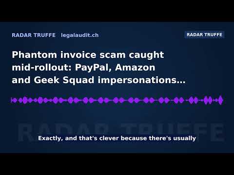 Phantom invoice scam caught mid-rollout: PayPal, Amazon and Geek Squad impersonations push victims to call scammer phone numbers