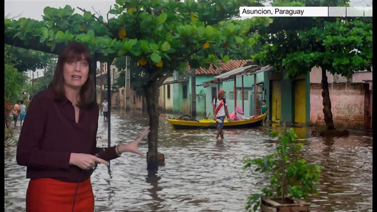 Weather Events 2019 - Heavy rains & flooding (USA & Paraguay) - BBC News - April 2019