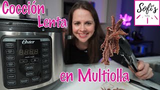 Deliciosa Carne Deshebrada con Multiolla Oster: FUNCION COCCION LENTA Paso a Paso