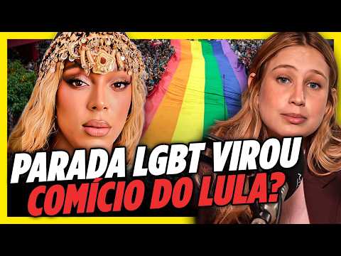 LGBT Pride Parade: Erika Hilton Holds Rally for Lula | Footage from @MBLiveTV