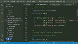 Laravel - Eloquent (Getting Data) | Web Engineering | CS511_Topic172
