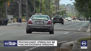 Psychologist: stress is major factor of speeding and aggressive driving
