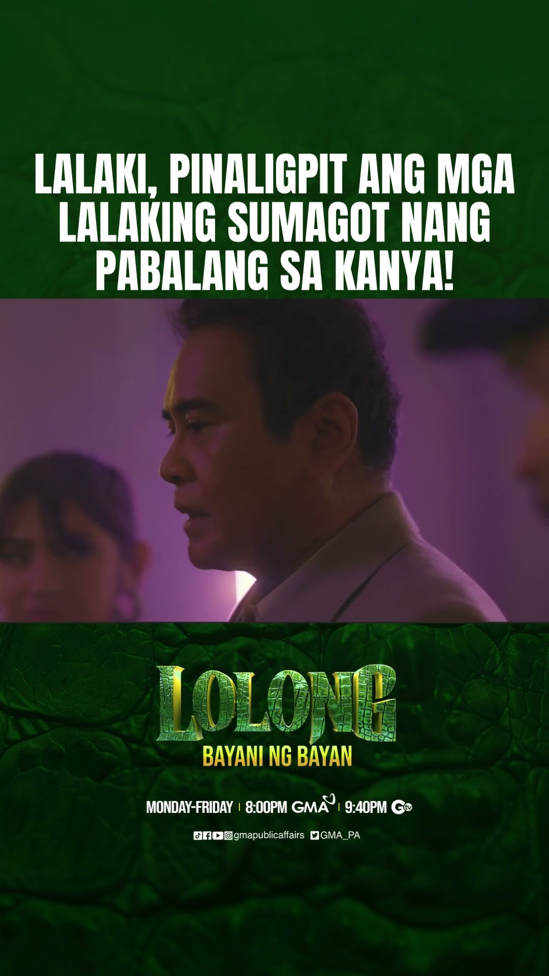 Lalaki, pinaligpit ang mga lalaking sumagot nang pabalang sa kanya! | Lolong 2