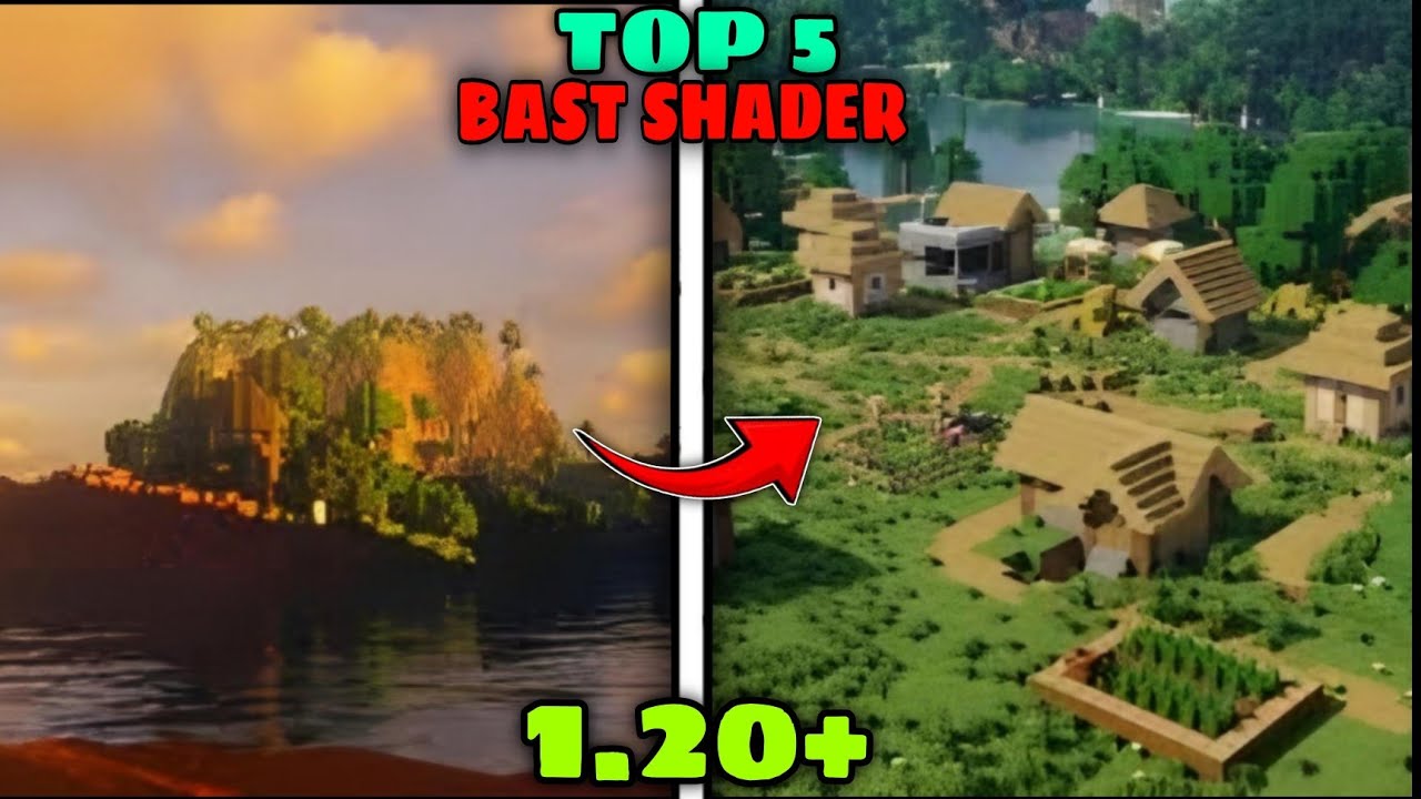 top 5 realistic no lag shaders for mcpe || (Bedrock Edition) - YouTube