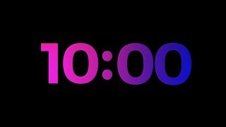 10 min COUNTDOWN TIMER ( v 619 ) ⏰ with sound effects 4k
