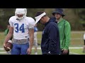 Forest Hills new head coach mic'd up as OC at West Florida University.