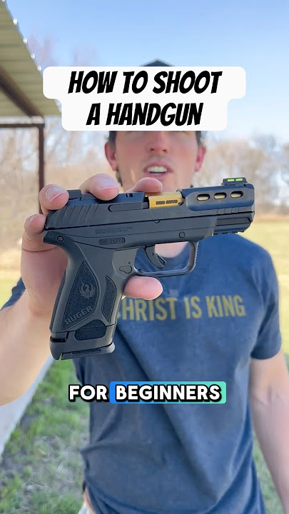 How to Shoot a Handgun for Beginners