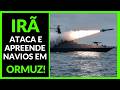 IRÃ NÃO ACEITA O CESSAR-FOGO DE TRUMP ATACA E APREENDE NAVIOS EM ORMUZ!!