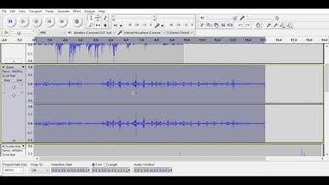 Copy and Paste Audio in Audacity
