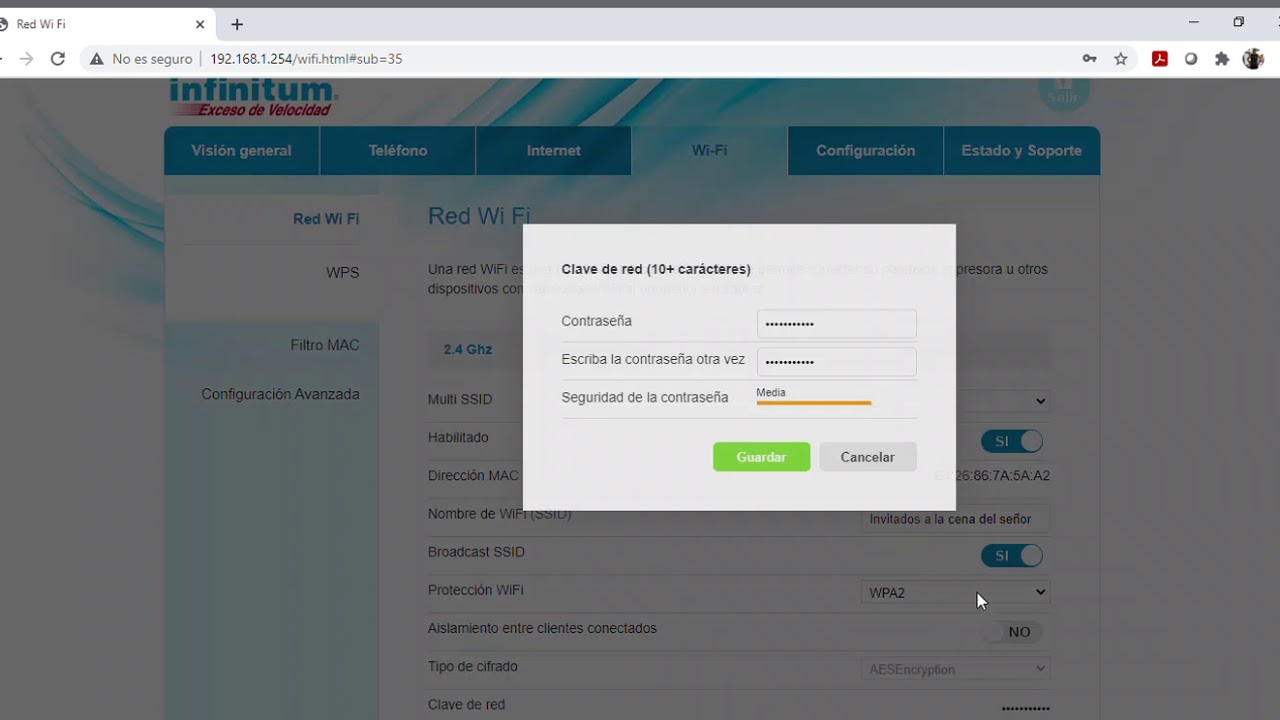 Cambiar Contraseña Modem Telmex YouTube