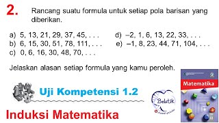 Uji Kompetensi 1.2 No 2 Induksi Matematika Kelas 11 SMA SMK MA Buku Paket Revisi 2017 Halaman 24 25