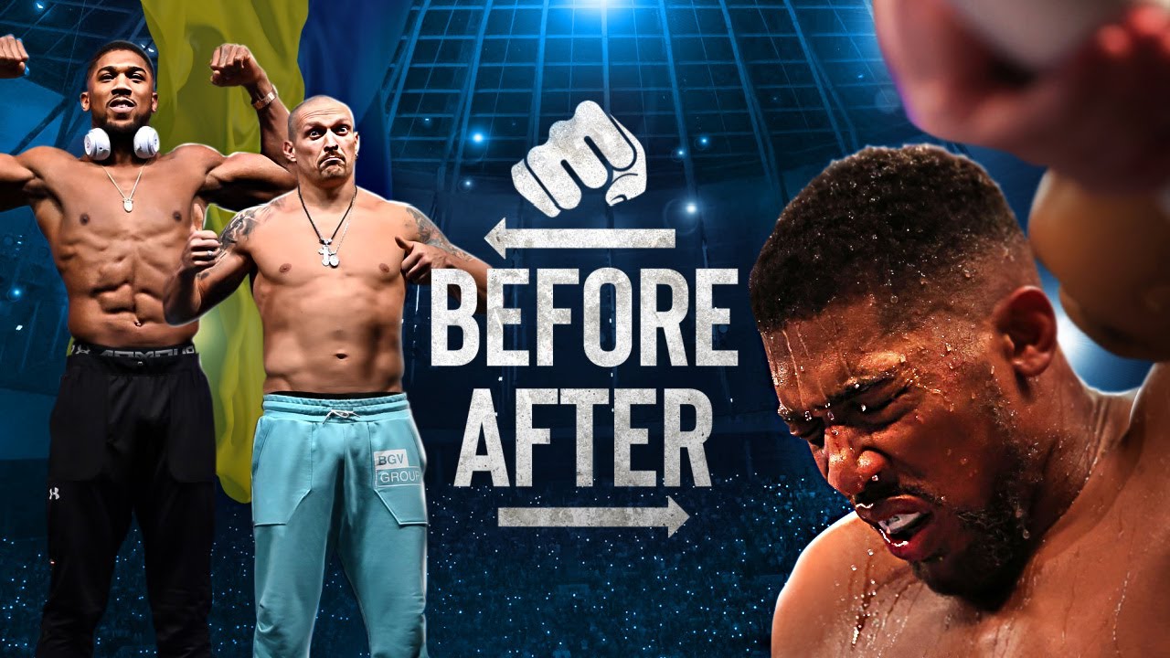 BEFORE and AFTER Fighting Oleksandr Usyk