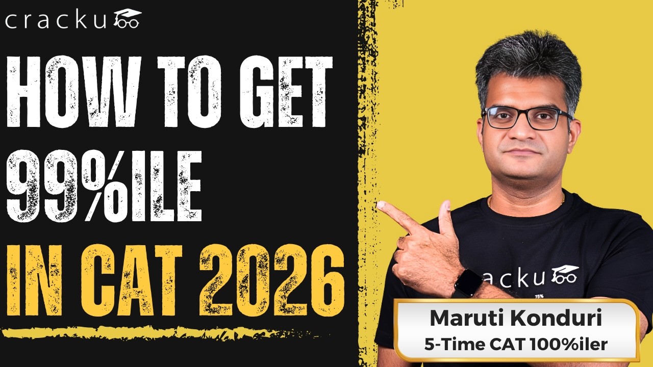How to get 99+ Percentile In CAT 2024 🔴 Live By Maruti Sir (4 Time CAT ...