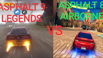 Asphalt 9 Legends vs Asphalt 8 Airborne || Ultra High Settings Gameplay